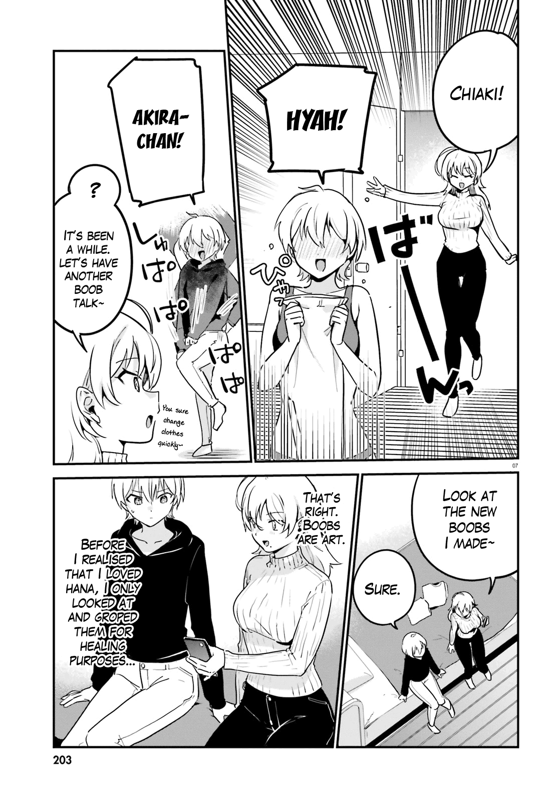 Sekai de Ichiban Oppai ga Suki! chapter 59 - page 7