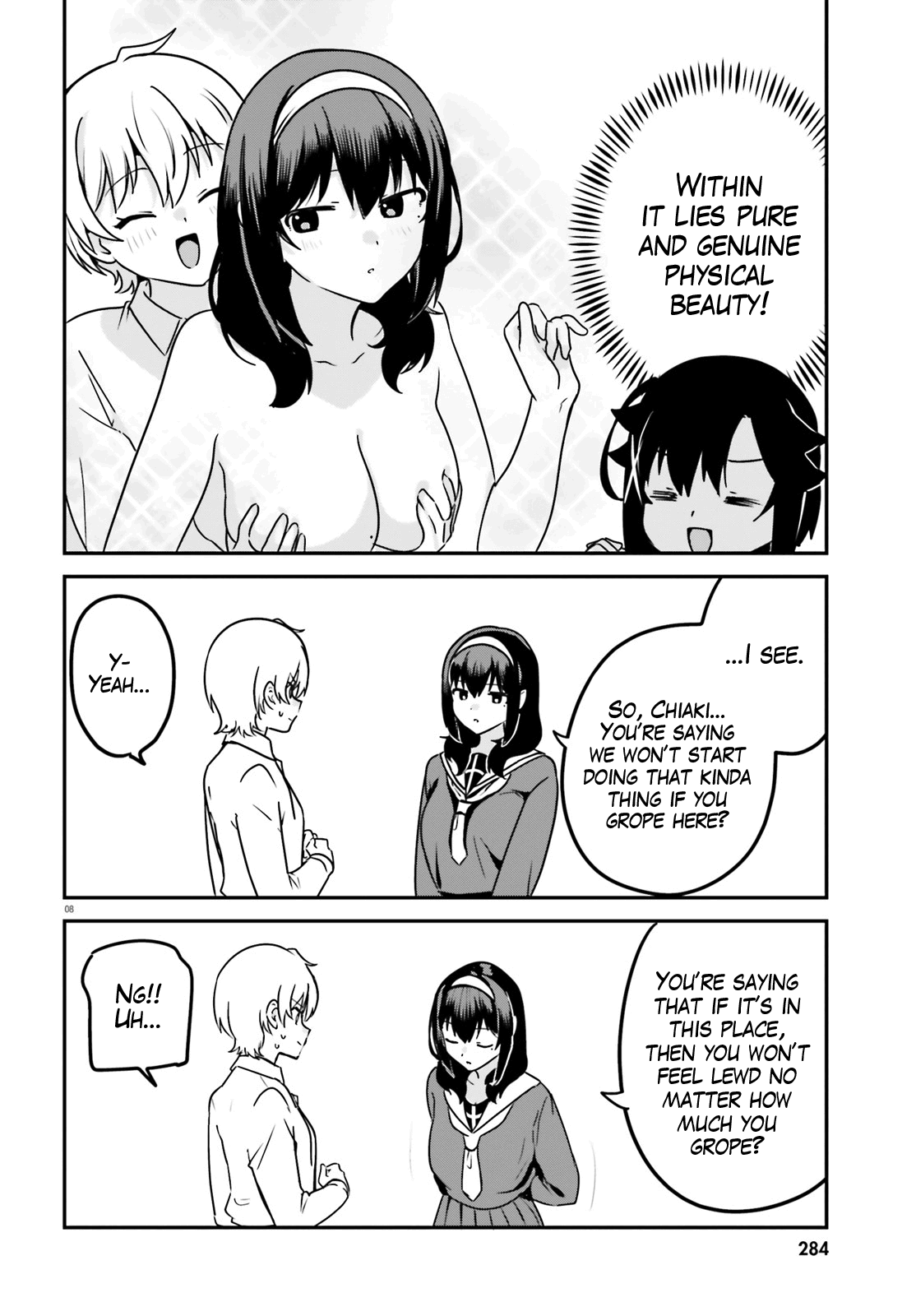 Sekai de Ichiban Oppai ga Suki! chapter 60 - page 8