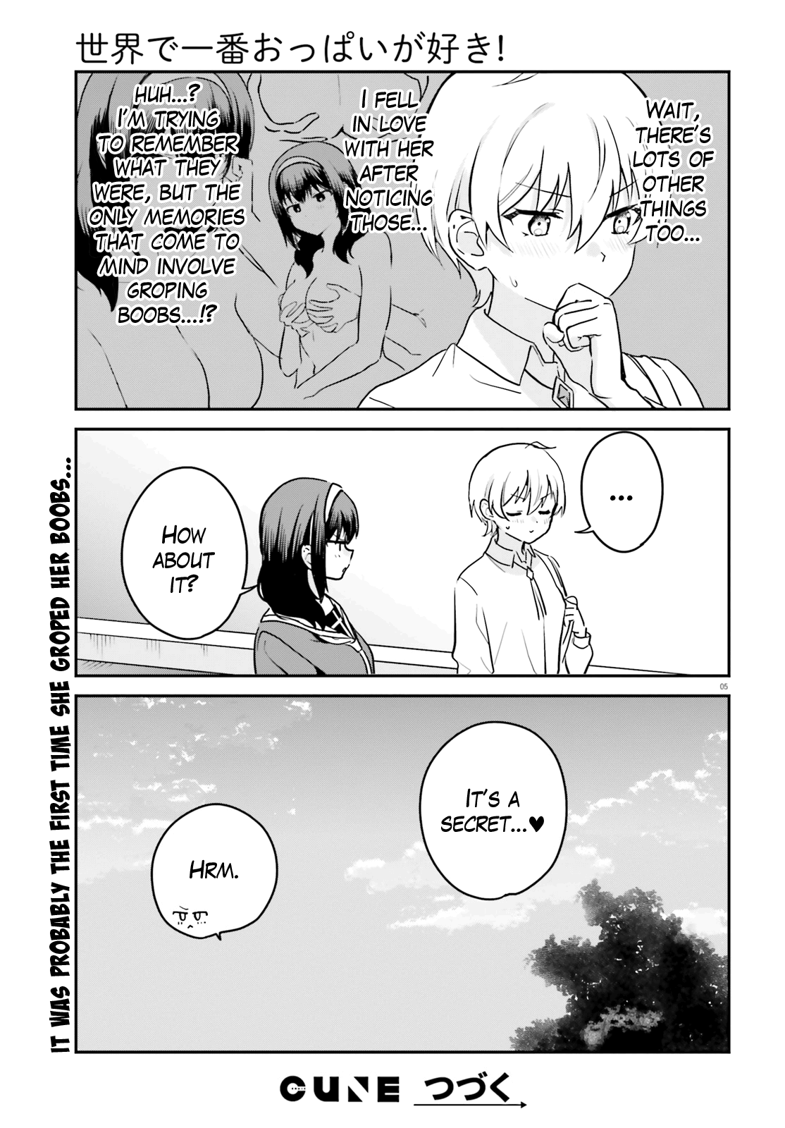 Sekai de Ichiban Oppai ga Suki! chapter 62 - page 5