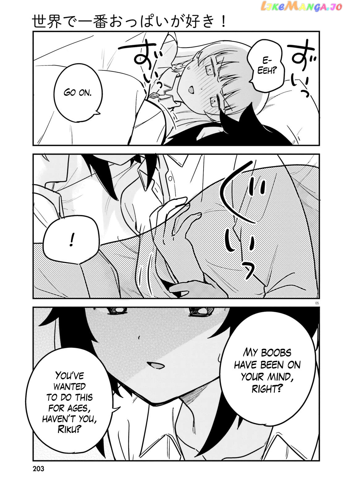 Sekai de Ichiban Oppai ga Suki! chapter 68 - page 5