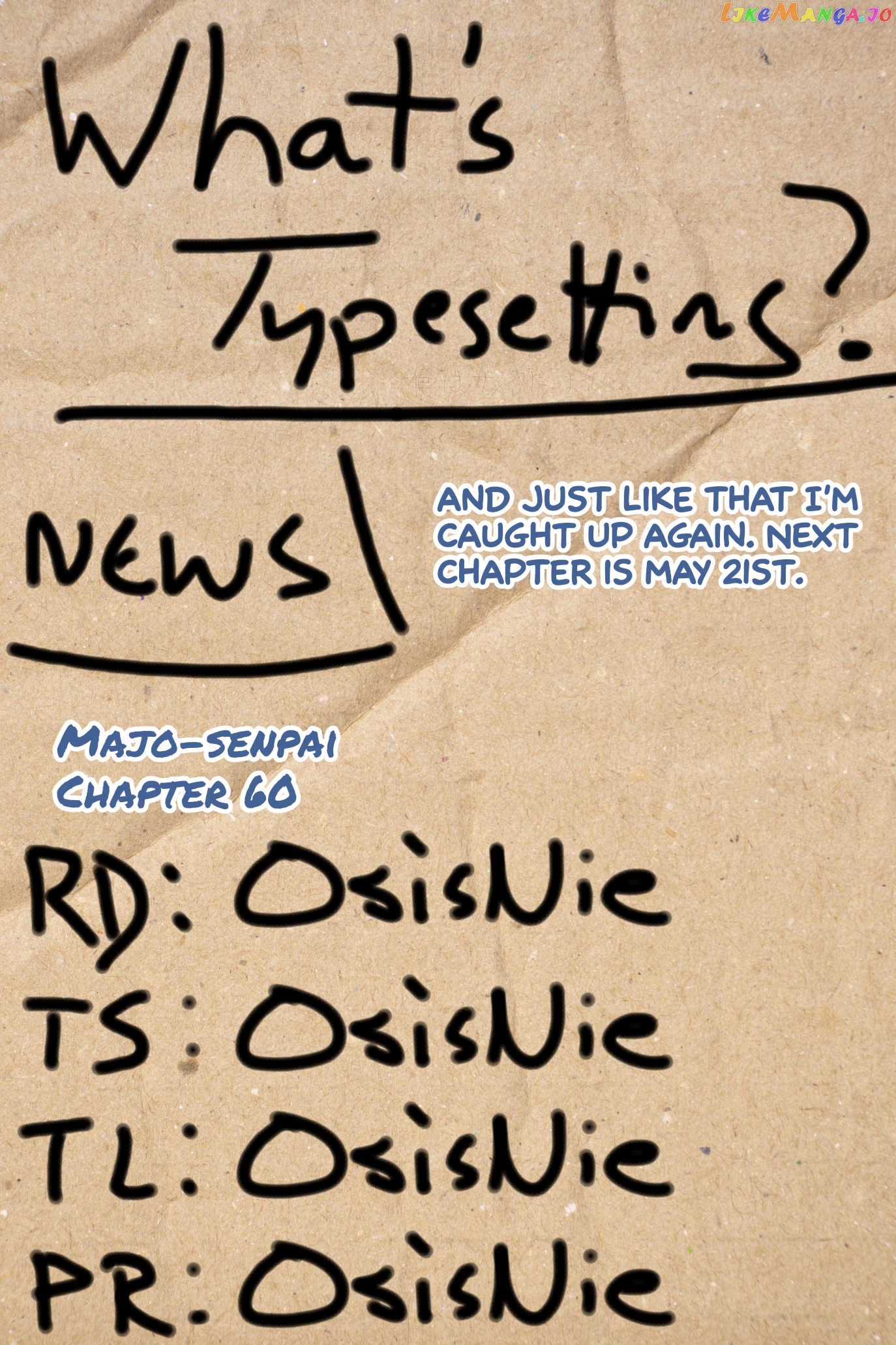 Majo-Senpai Nippou chapter 60 - page 8