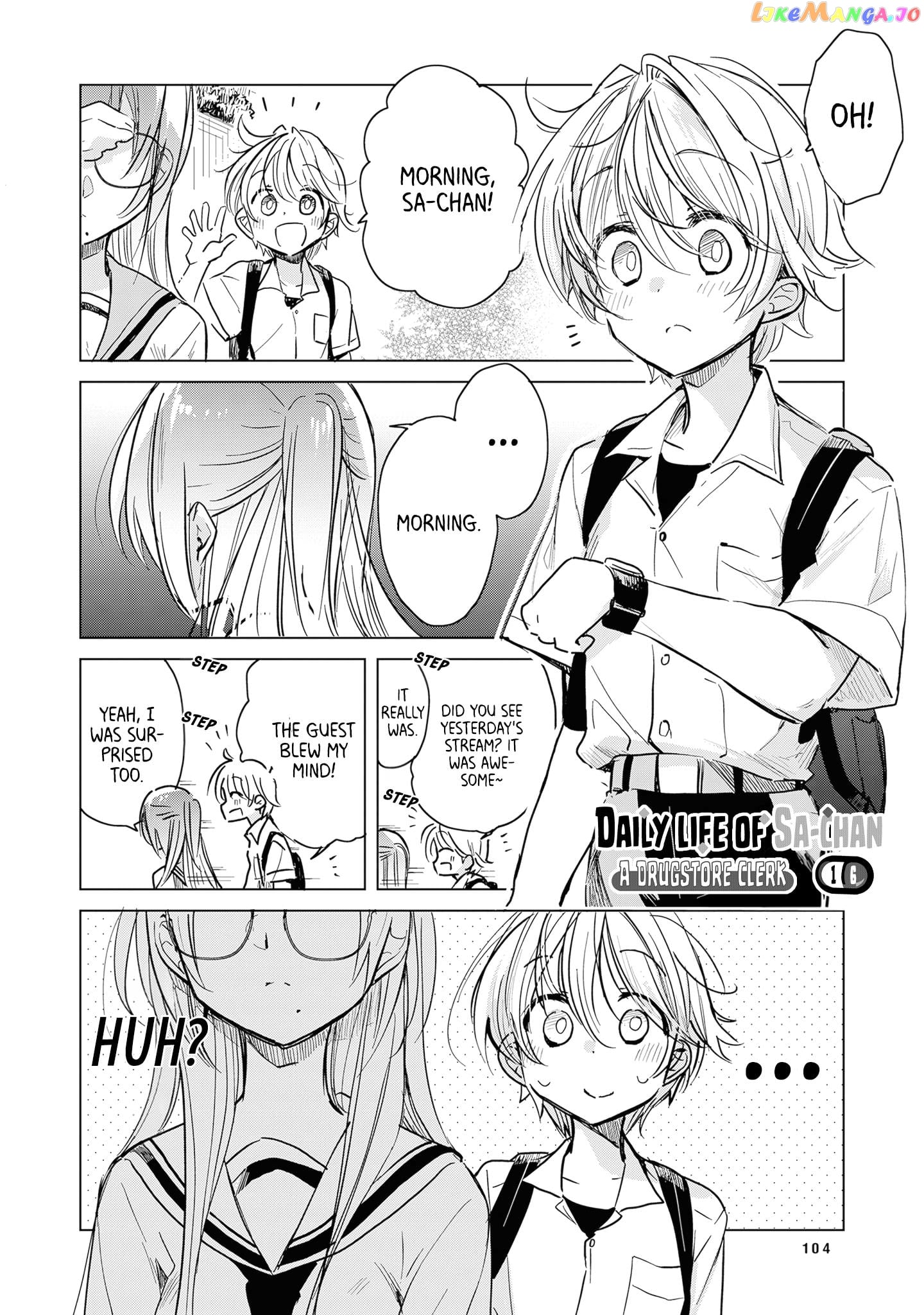 Daily Life Of Sa-Chan, A Drugstore Clerk chapter 16 - page 1