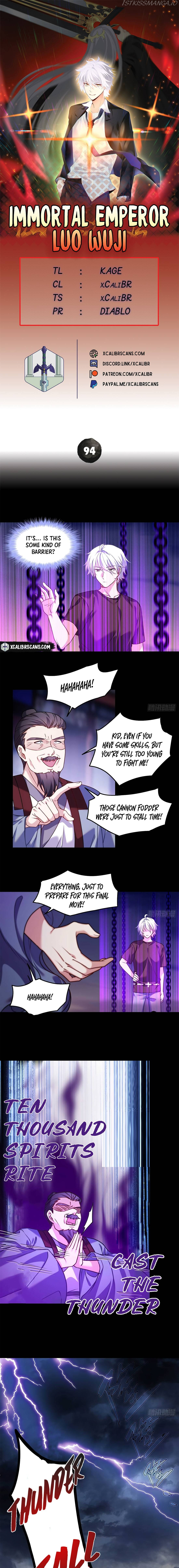 The Immortal Emperor Luo Wuji has returned chapter 94 - page 1