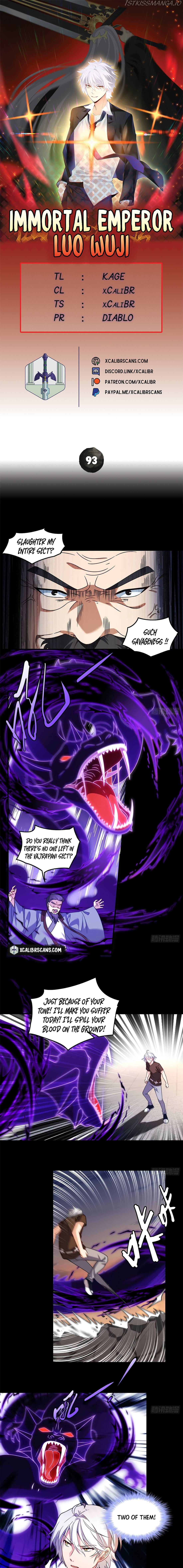 The Immortal Emperor Luo Wuji has returned chapter 93 - page 1