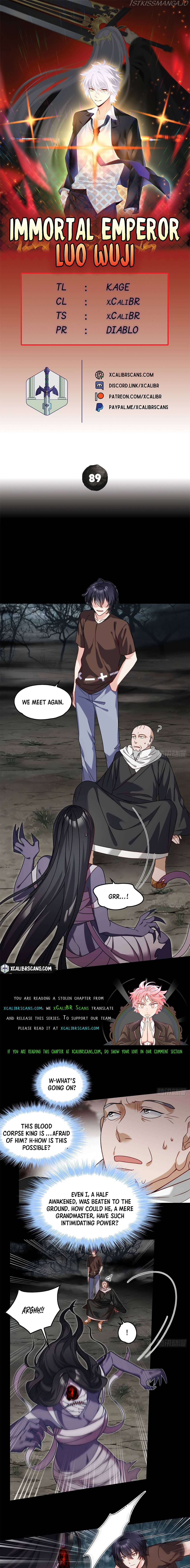The Immortal Emperor Luo Wuji has returned chapter 89 - page 1