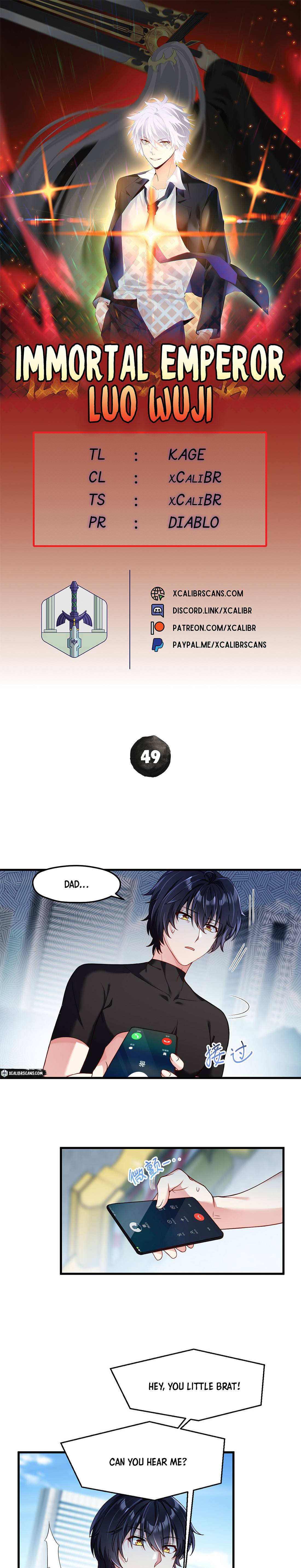 The Immortal Emperor Luo Wuji has returned chapter 49 - page 1