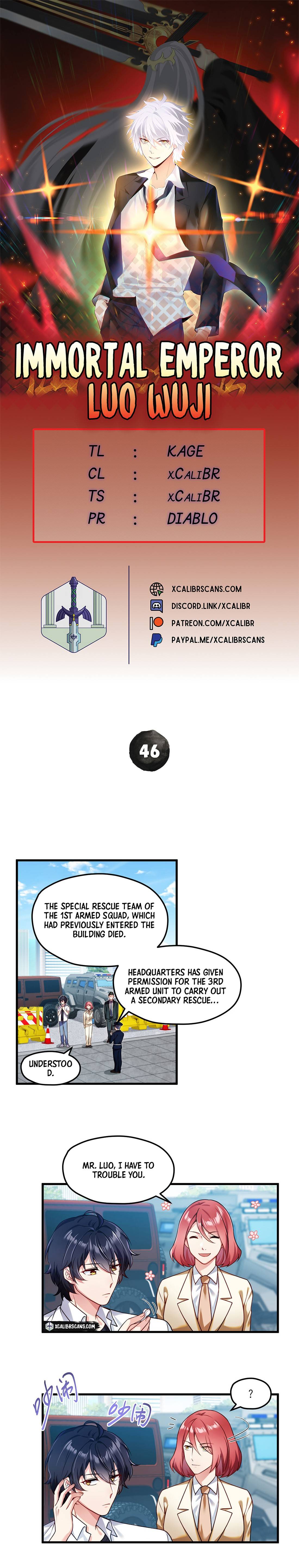 The Immortal Emperor Luo Wuji has returned chapter 46 - page 1