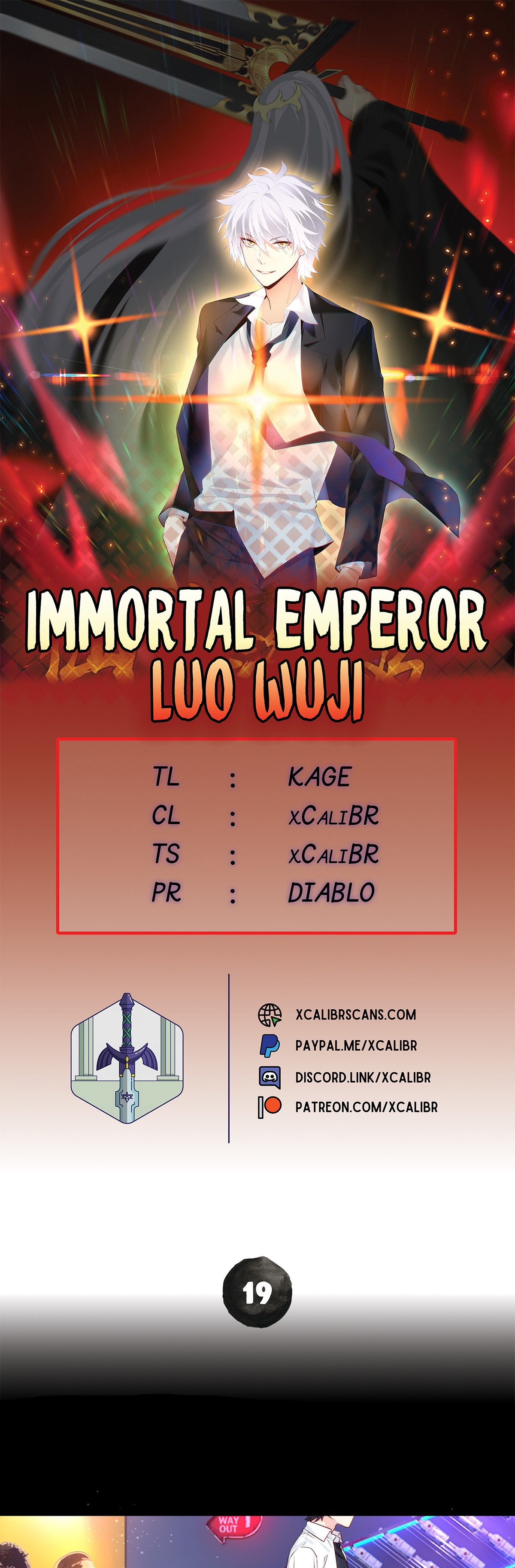 The Immortal Emperor Luo Wuji has returned chapter 19 - page 1
