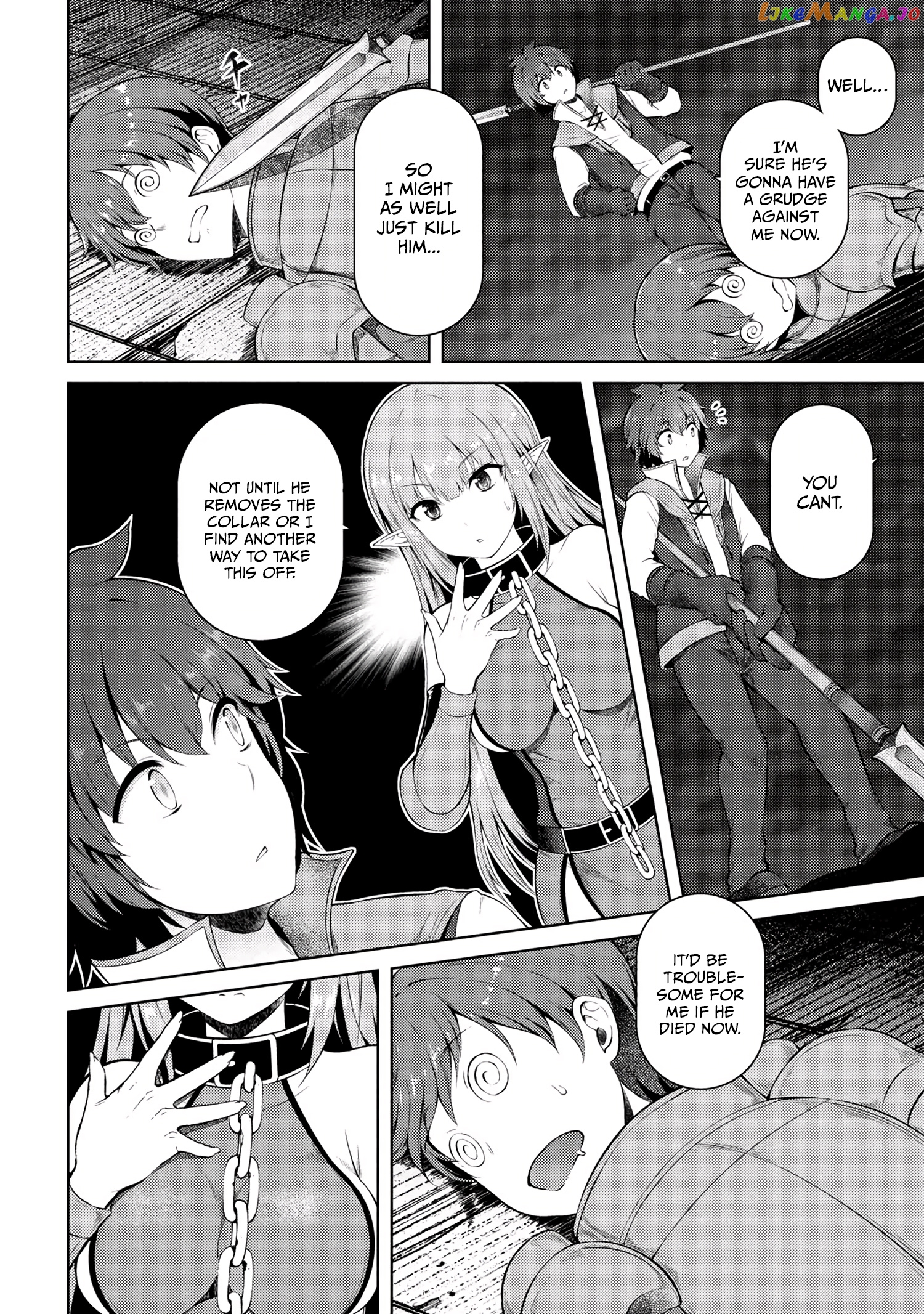 Ie ga Moete Jinsei Dou Demo Yoku Natta kara, Nokotta Nakenashi no Kin de Dark Elf no Dorei o Katta chapter 14.2 - page 12
