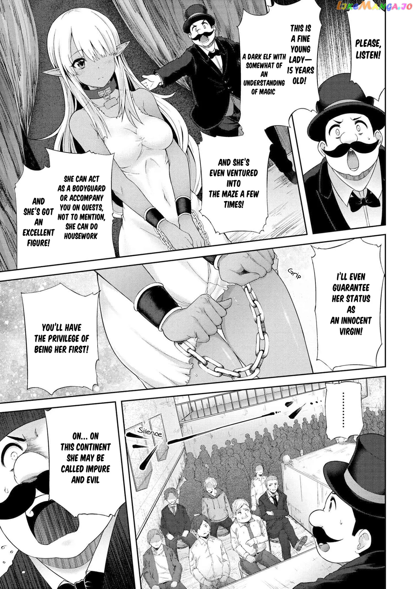 Ie ga Moete Jinsei Dou Demo Yoku Natta kara, Nokotta Nakenashi no Kin de Dark Elf no Dorei o Katta chapter 1 - page 23