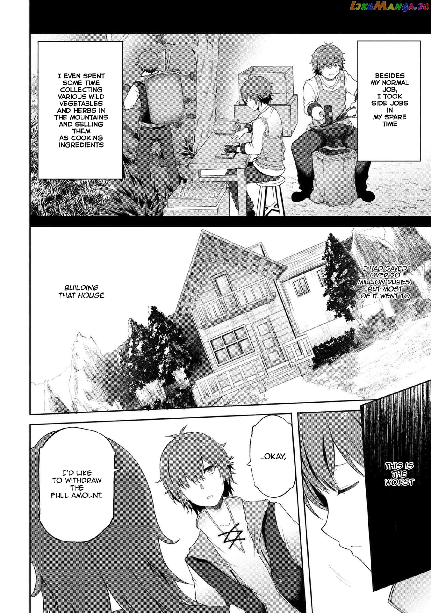 Ie ga Moete Jinsei Dou Demo Yoku Natta kara, Nokotta Nakenashi no Kin de Dark Elf no Dorei o Katta chapter 1 - page 9