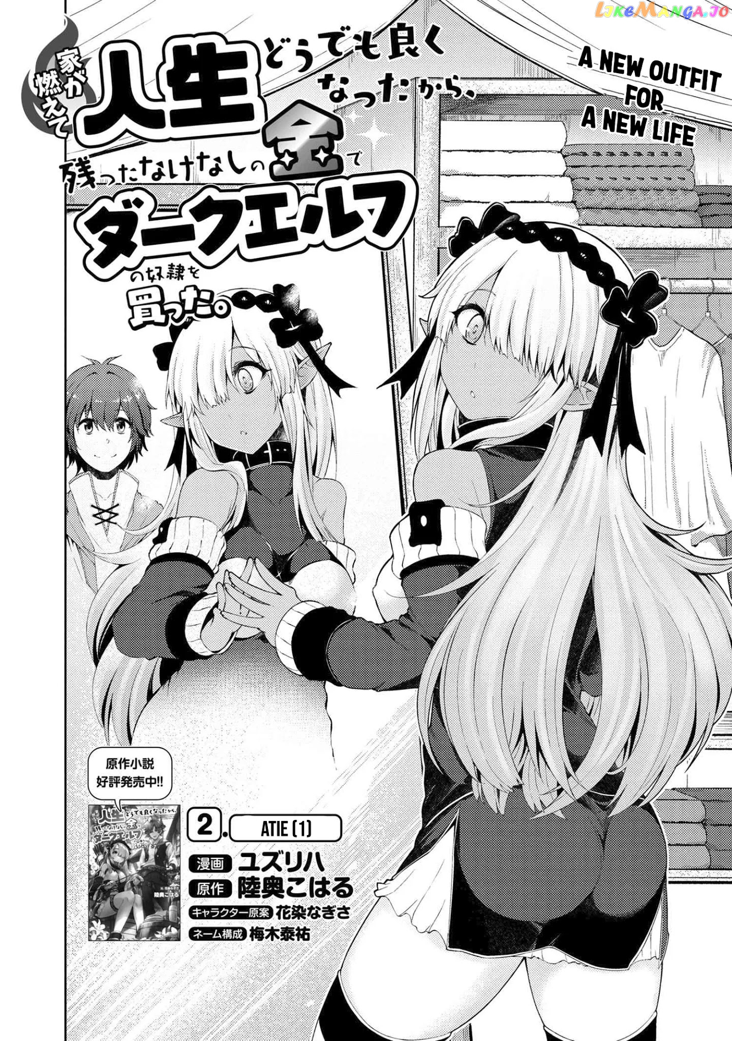 Ie ga Moete Jinsei Dou Demo Yoku Natta kara, Nokotta Nakenashi no Kin de Dark Elf no Dorei o Katta chapter 2.1 - page 3