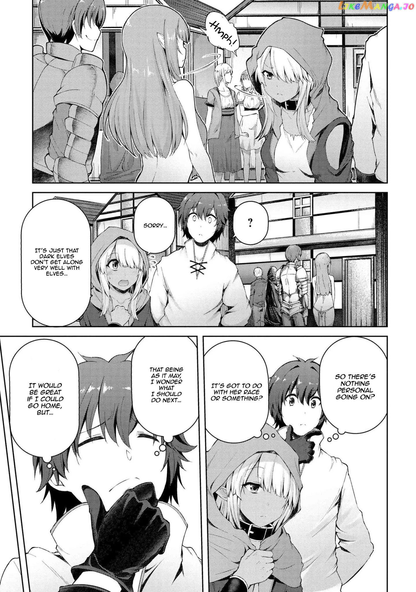 Ie ga Moete Jinsei Dou Demo Yoku Natta kara, Nokotta Nakenashi no Kin de Dark Elf no Dorei o Katta chapter 2.1 - page 4