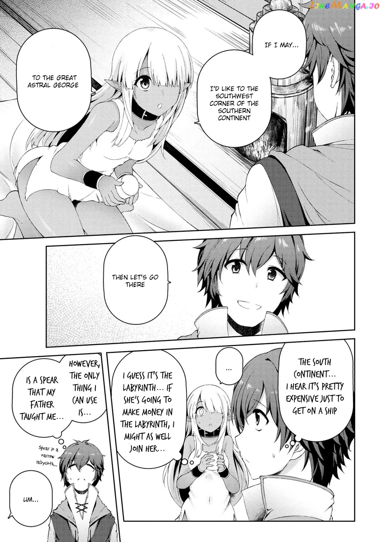 Ie ga Moete Jinsei Dou Demo Yoku Natta kara, Nokotta Nakenashi no Kin de Dark Elf no Dorei o Katta chapter 2.2 - page 4
