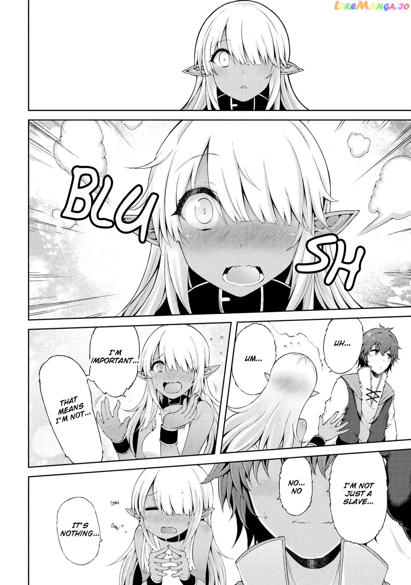 Ie ga Moete Jinsei Dou Demo Yoku Natta kara, Nokotta Nakenashi no Kin de Dark Elf no Dorei o Katta chapter 2.2 - page 7