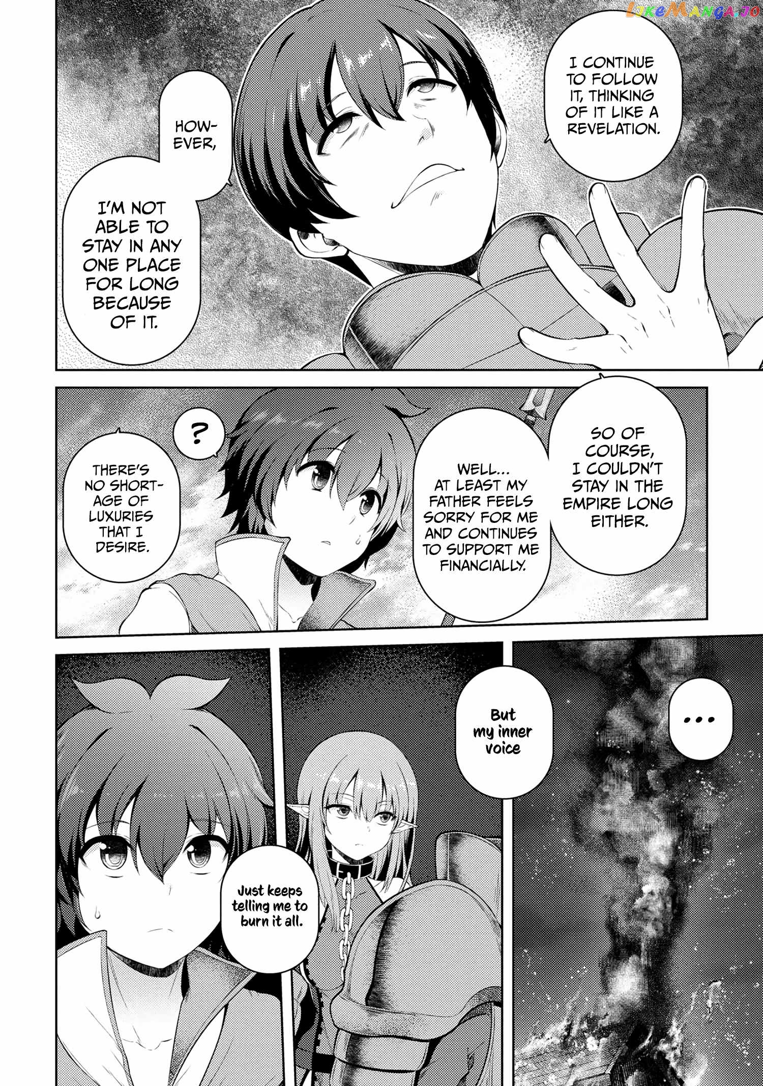 Ie ga Moete Jinsei Dou Demo Yoku Natta kara, Nokotta Nakenashi no Kin de Dark Elf no Dorei o Katta chapter 14.1 - page 12