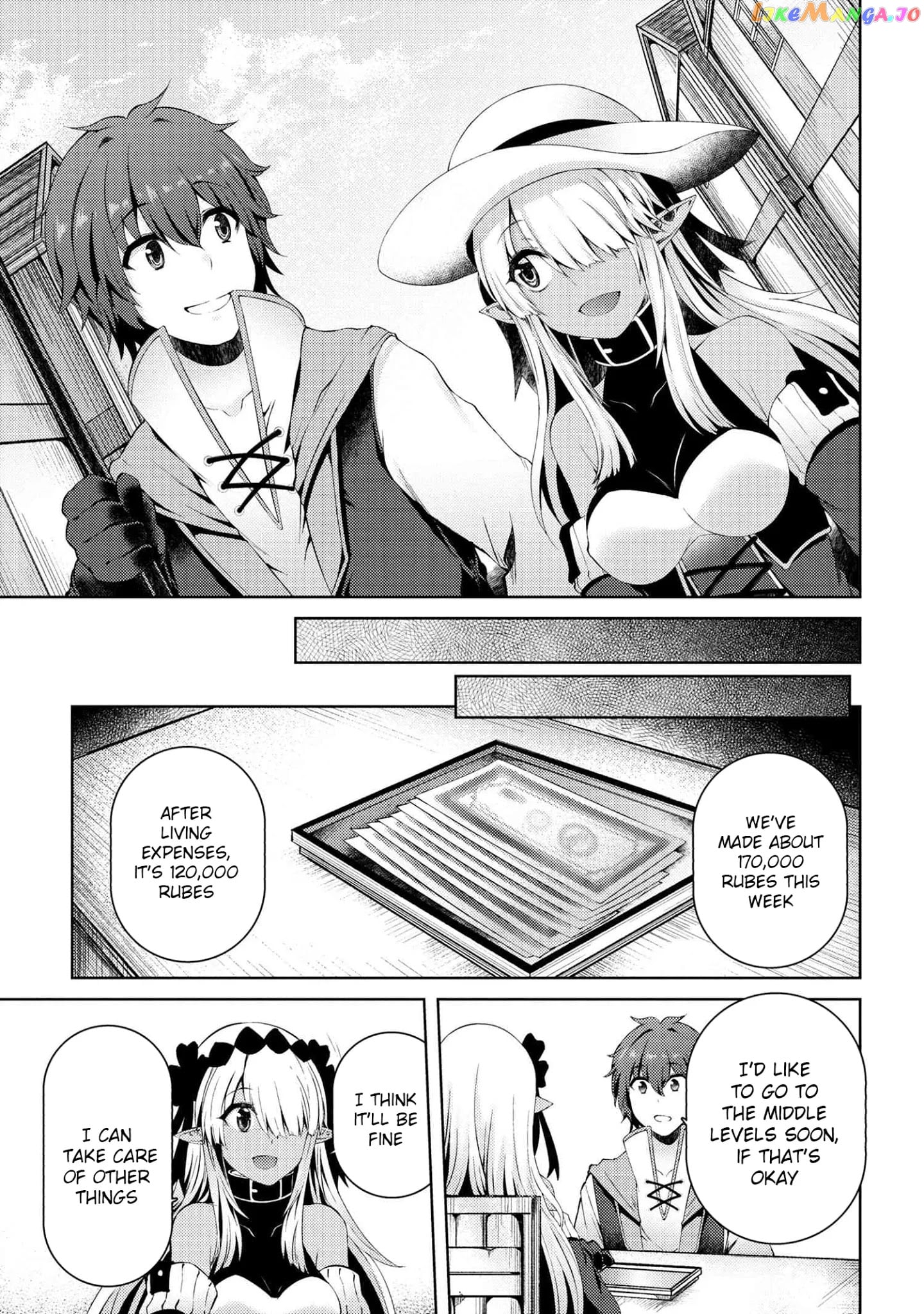 Ie ga Moete Jinsei Dou Demo Yoku Natta kara, Nokotta Nakenashi no Kin de Dark Elf no Dorei o Katta chapter 4.2 - page 17