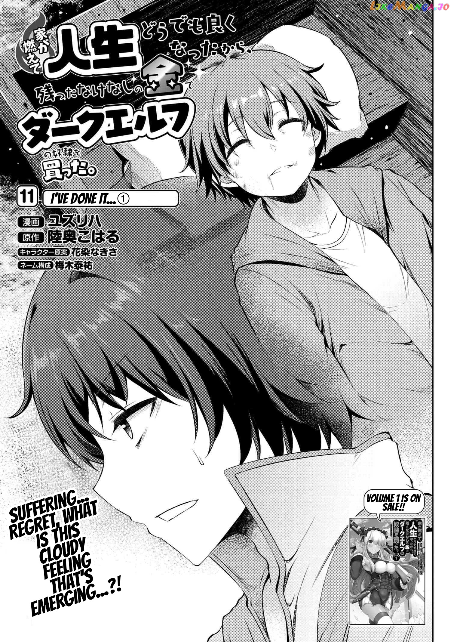 Ie ga Moete Jinsei Dou Demo Yoku Natta kara, Nokotta Nakenashi no Kin de Dark Elf no Dorei o Katta chapter 11.1 - page 2