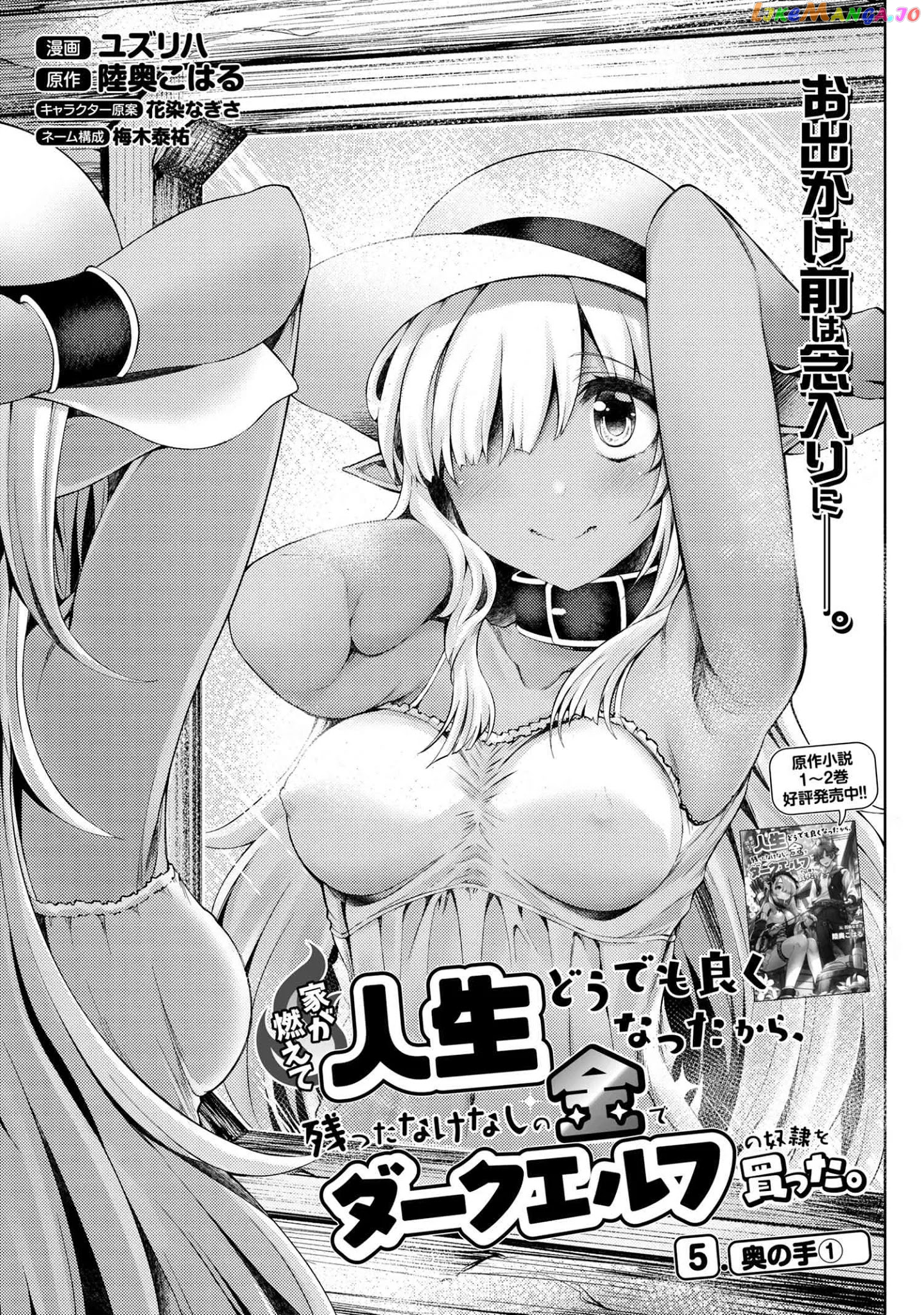 Ie ga Moete Jinsei Dou Demo Yoku Natta kara, Nokotta Nakenashi no Kin de Dark Elf no Dorei o Katta chapter 5.1 - page 2