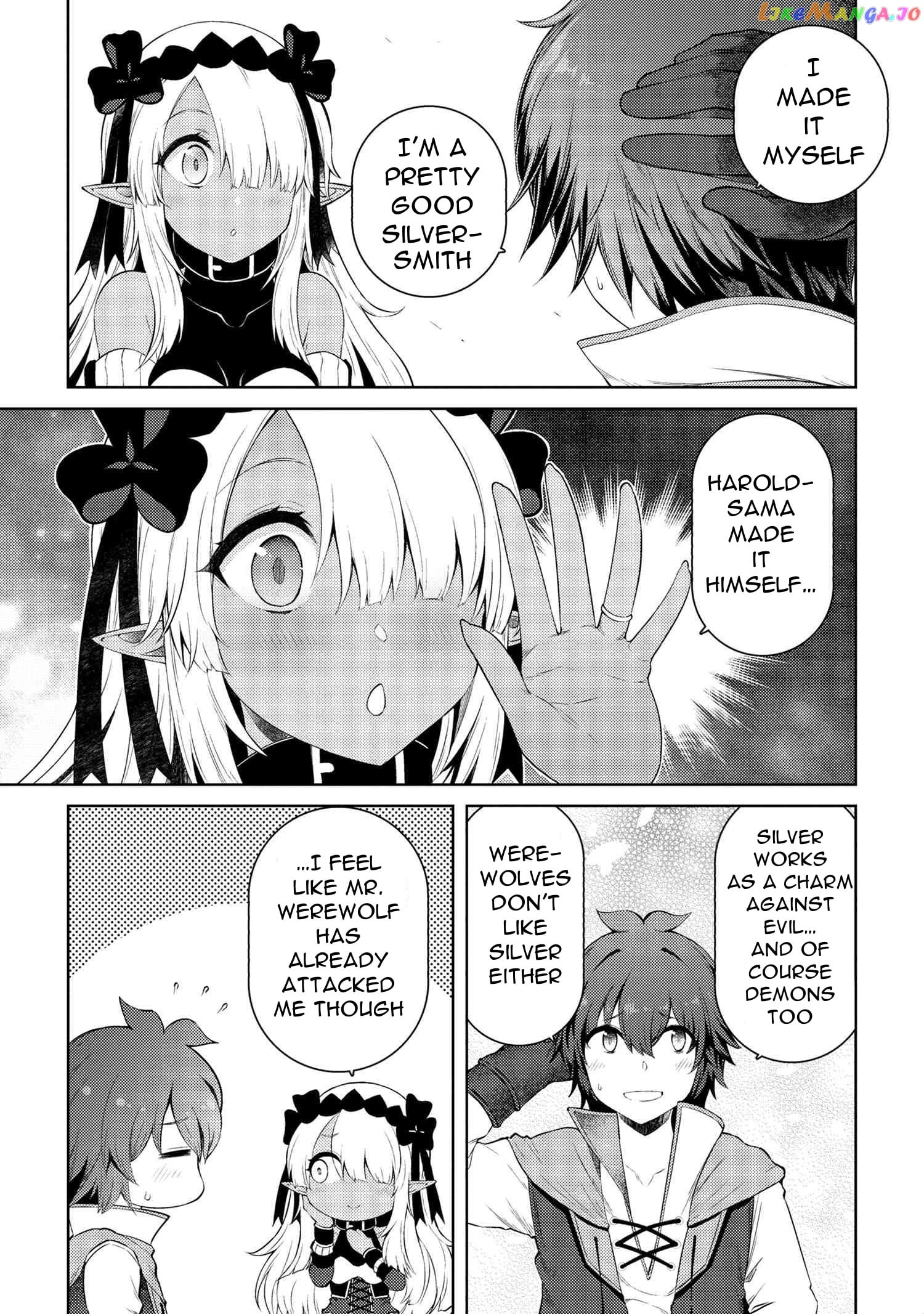 Ie ga Moete Jinsei Dou Demo Yoku Natta kara, Nokotta Nakenashi no Kin de Dark Elf no Dorei o Katta chapter 11.5 - page 14