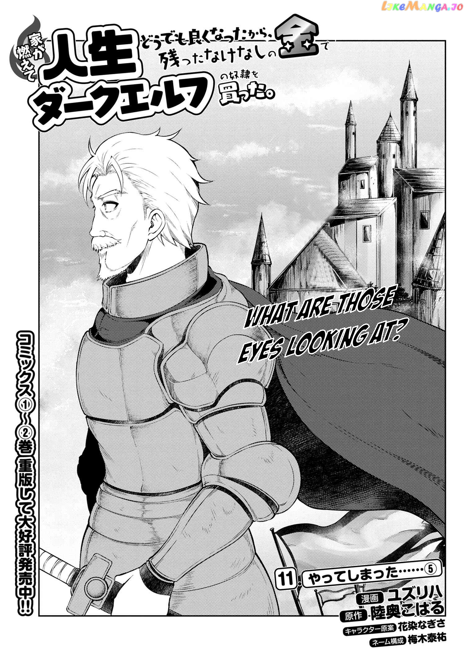 Ie ga Moete Jinsei Dou Demo Yoku Natta kara, Nokotta Nakenashi no Kin de Dark Elf no Dorei o Katta chapter 11.5 - page 2