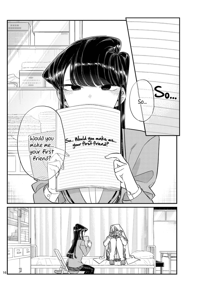 Komi-san wa Komyushou Desu chapter 132 - page 16