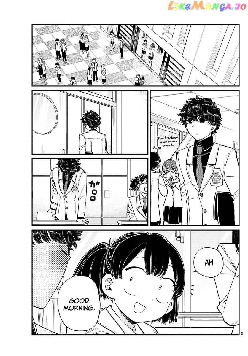 Komi-san wa Komyushou Desu chapter 133 - page 5