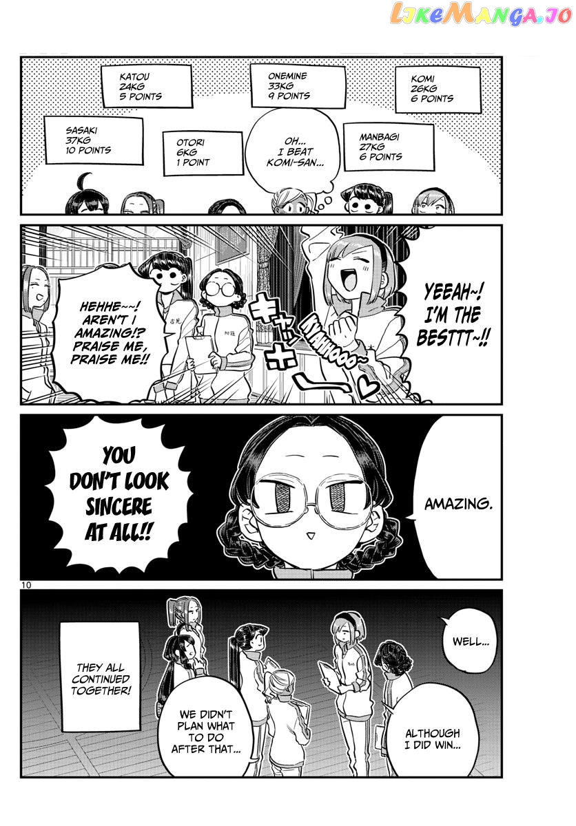 Komi-san wa Komyushou Desu chapter 137 - page 10