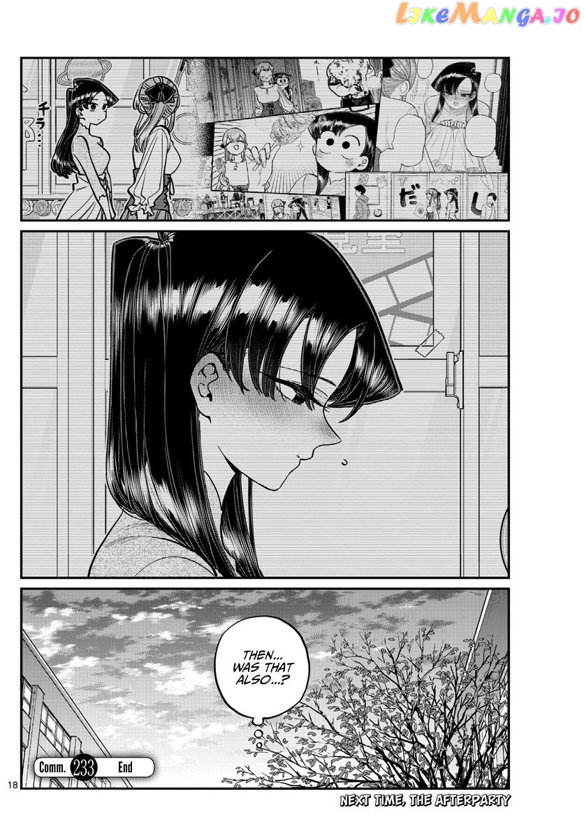 Komi-san wa Komyushou Desu chapter 233 - page 18