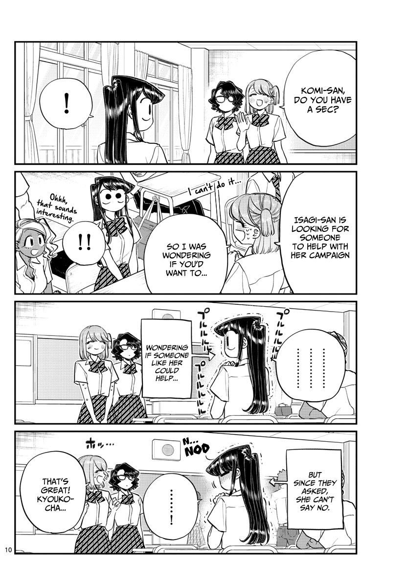 Komi-san wa Komyushou Desu chapter 196 - page 10