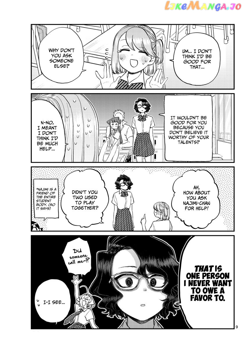 Komi-san wa Komyushou Desu chapter 196.1 - page 9