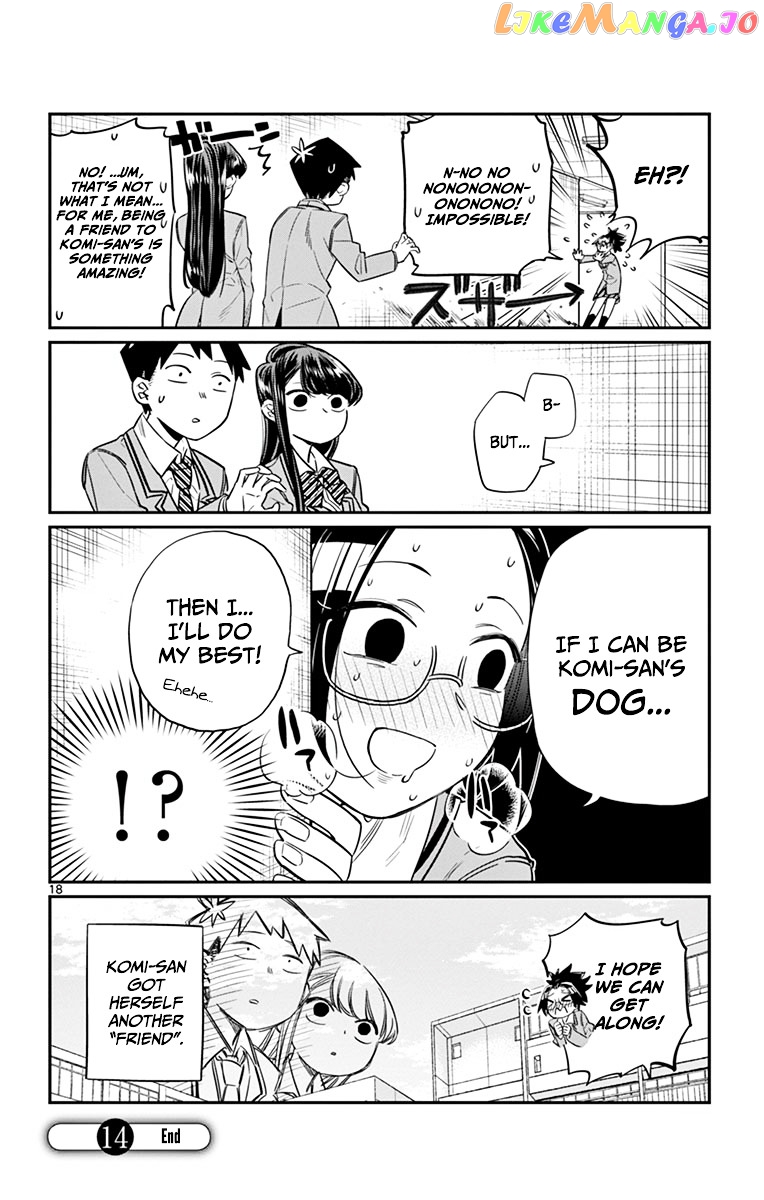 Komi-san wa Komyushou Desu chapter 14 - page 18