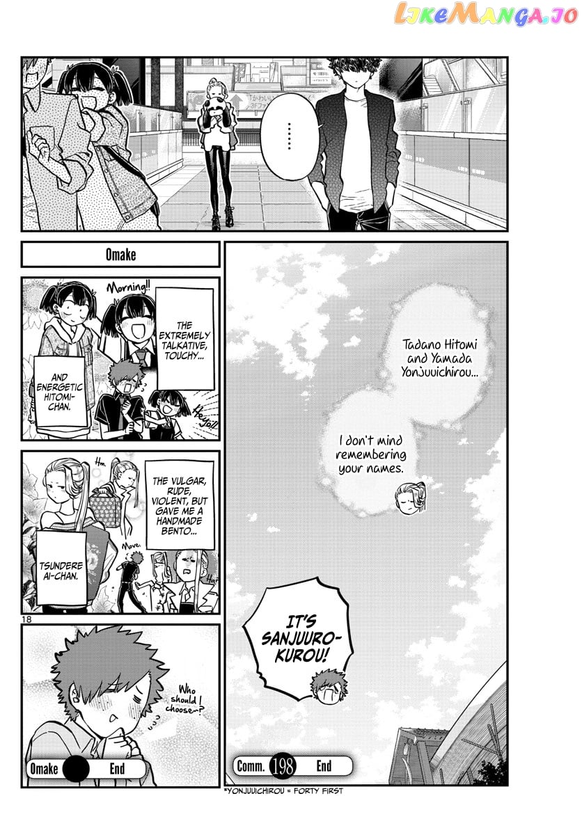 Komi-san wa Komyushou Desu chapter 198 - page 21