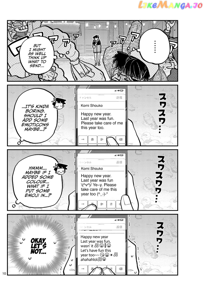 Komi-san wa Komyushou Desu chapter 274 - page 10