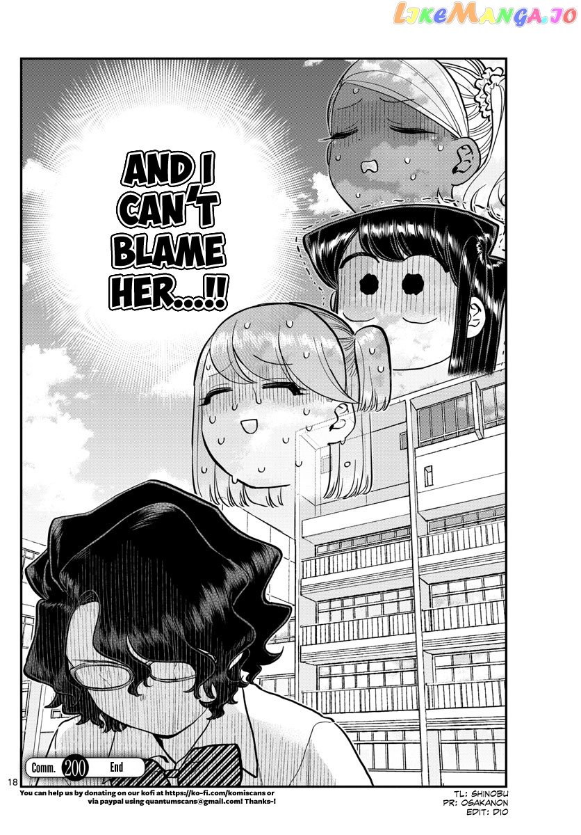 Komi-san wa Komyushou Desu chapter 200 - page 18