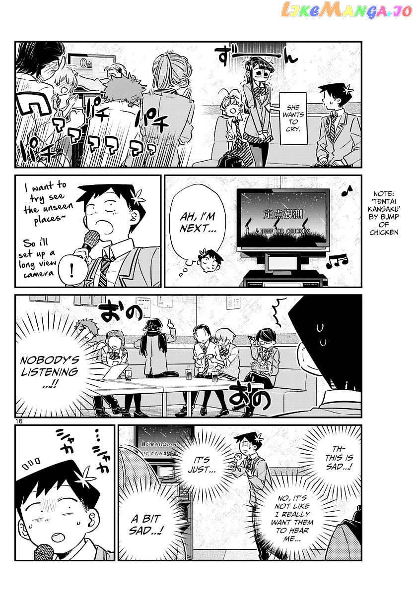 Komi-san wa Komyushou Desu chapter 73 - page 16