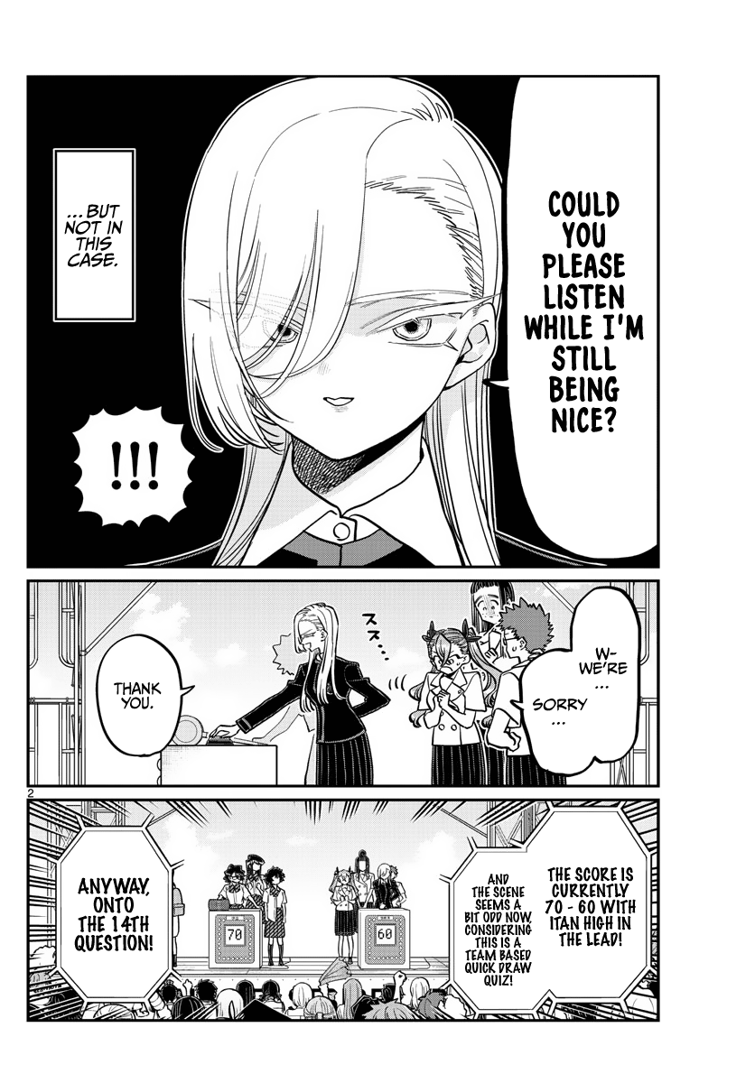 Komi-san wa Komyushou Desu chapter 388 - page 2