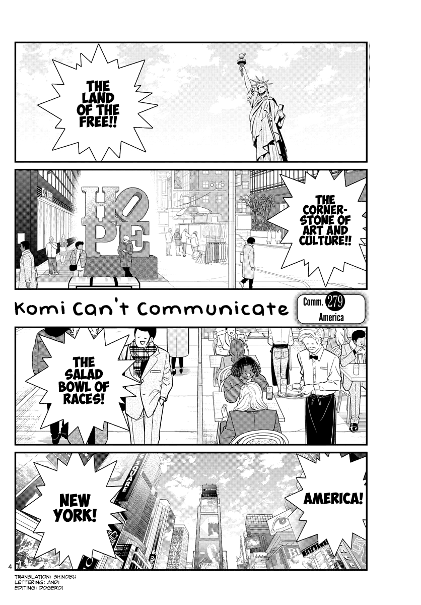 Komi-san wa Komyushou Desu chapter 279 - page 4