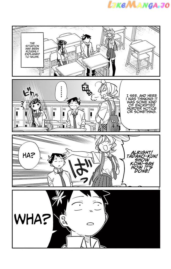 Komi-san wa Komyushou Desu chapter 29 - page 7