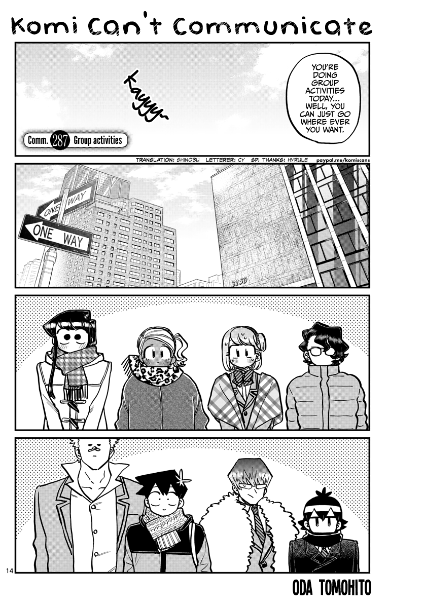 Komi-san wa Komyushou Desu chapter 287 - page 1
