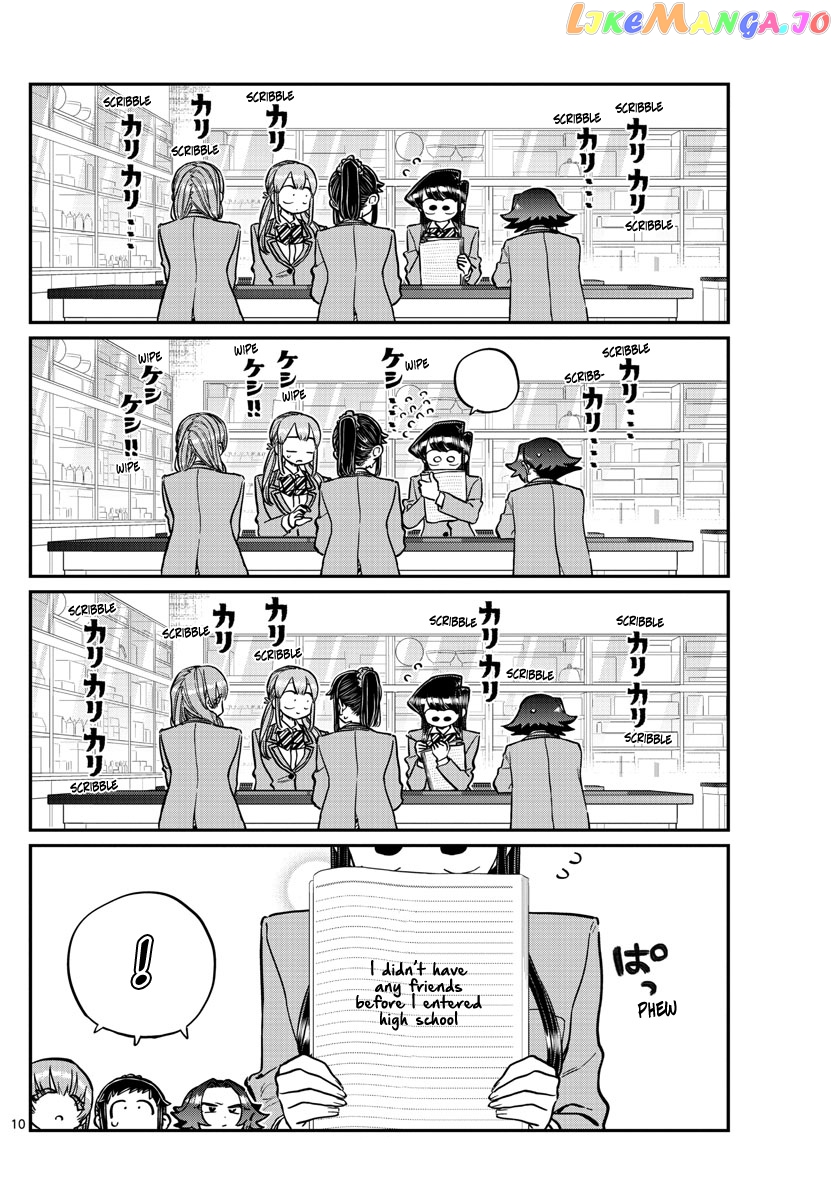 Komi-san wa Komyushou Desu chapter 252 - page 10