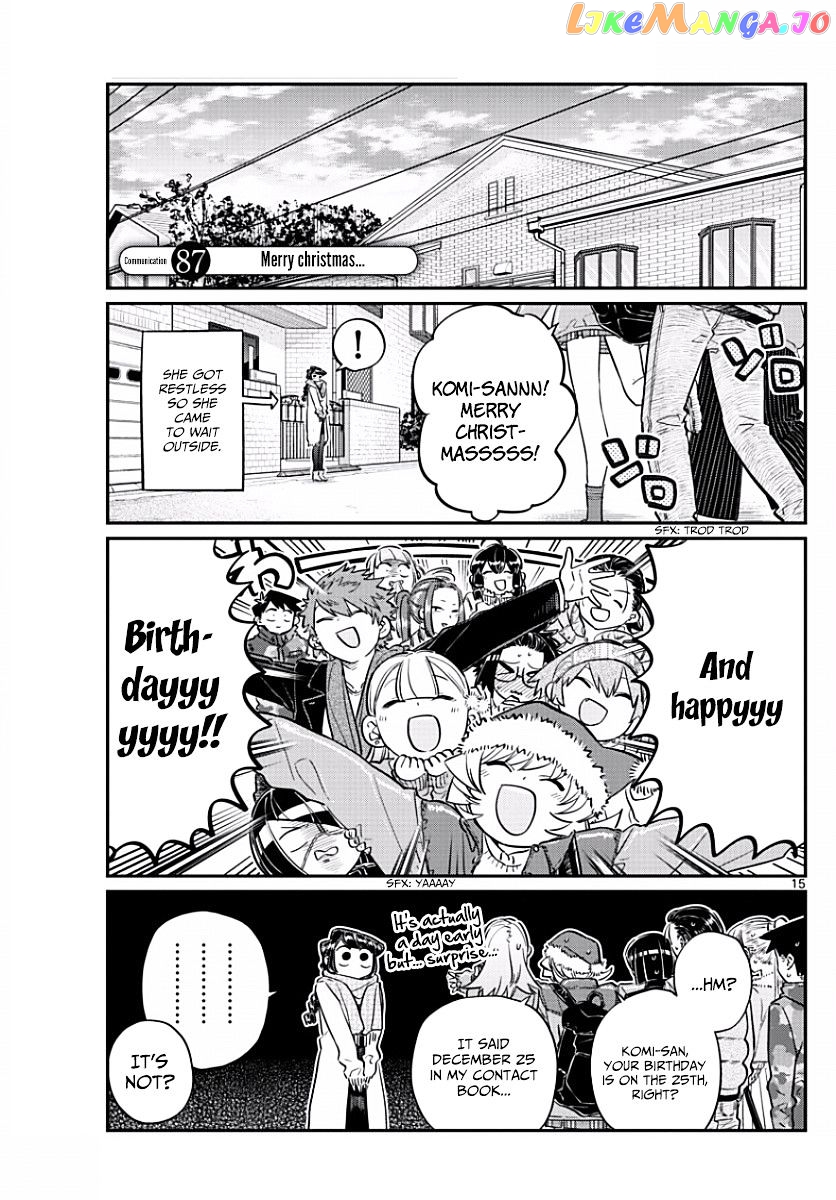 Komi-san wa Komyushou Desu chapter 87 - page 1