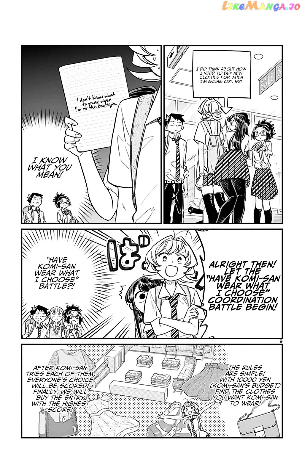 Komi-san wa Komyushou Desu chapter 33 - page 9