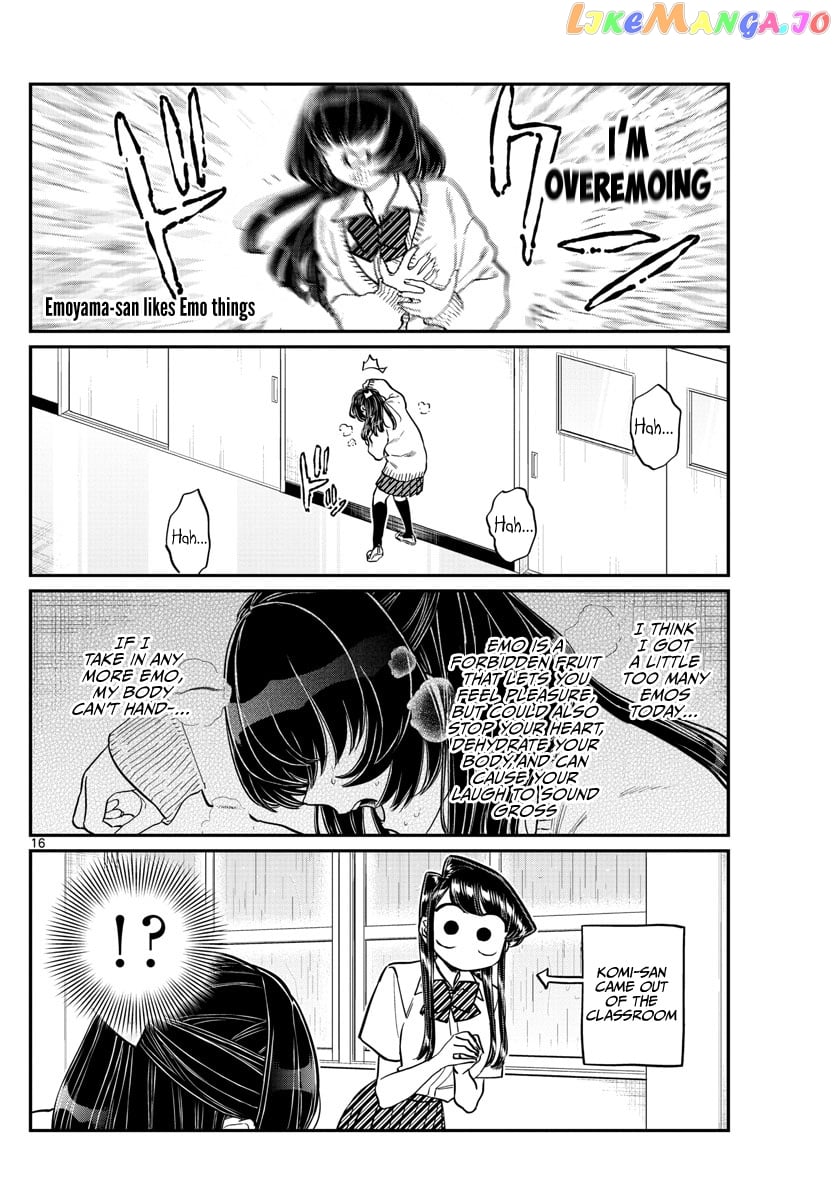 Komi-san wa Komyushou Desu chapter 216 - page 16