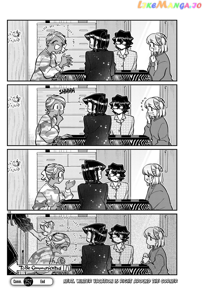 Komi-san wa Komyushou Desu chapter 257 - page 18