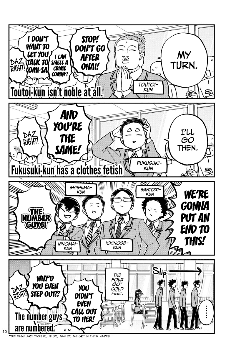 Komi-san wa Komyushou Desu chapter 258 - page 10