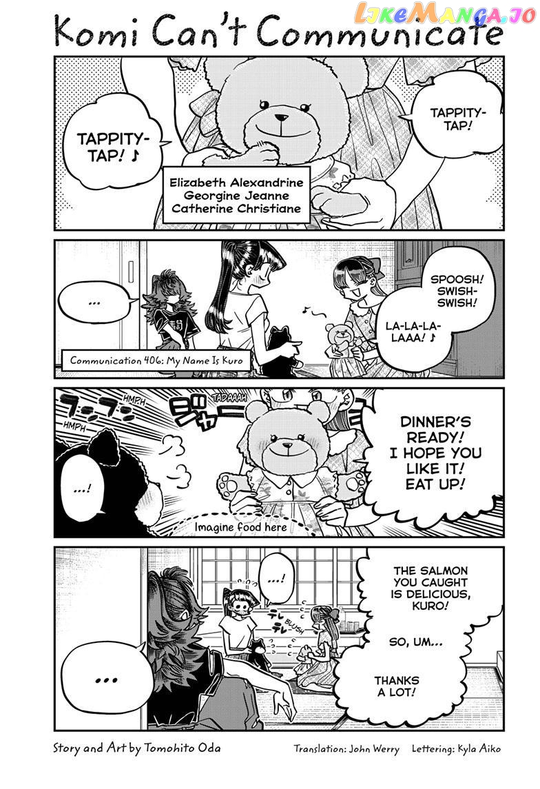 Komi-san wa Komyushou Desu chapter 406 - page 1