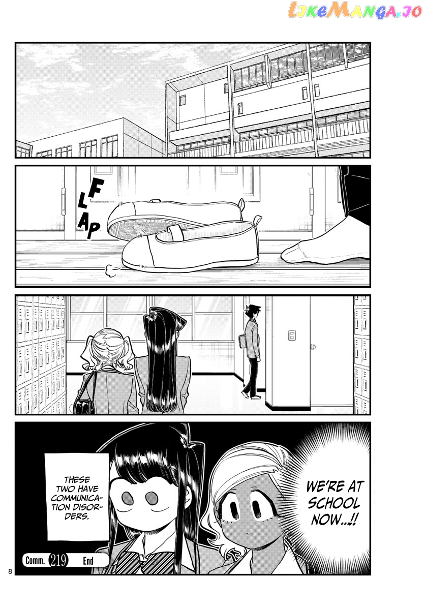 Komi-san wa Komyushou Desu chapter 219 - page 8