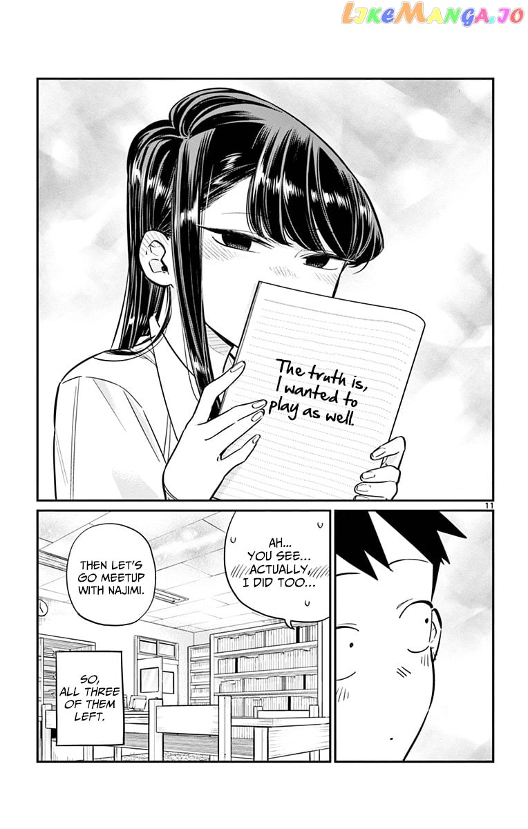 Komi-san wa Komyushou Desu chapter 36 - page 11