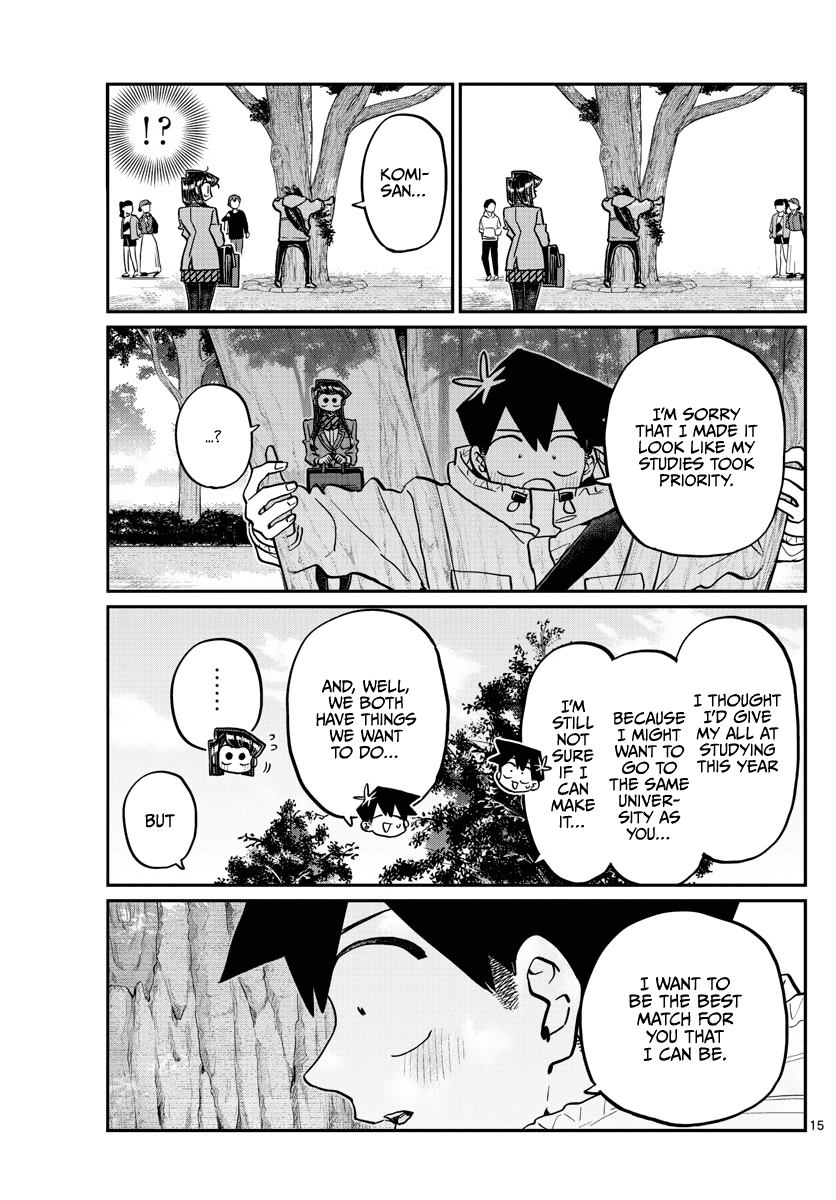 Komi-san wa Komyushou Desu chapter 348 - page 15